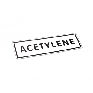 Acetylene - Label